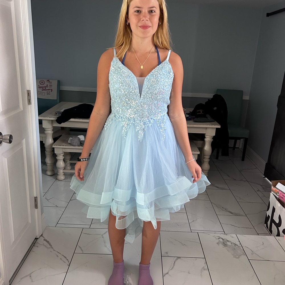 Elegant Blue Kids Dress